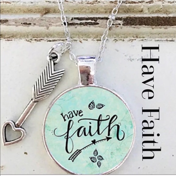 Jewelry - Restocked Have Faith motivational necklace NEW